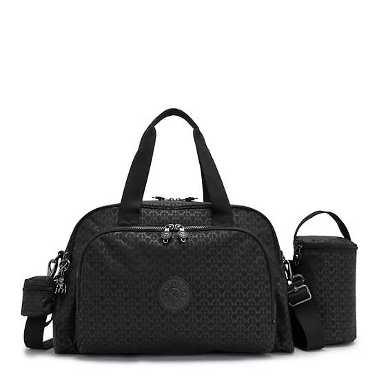 Kipling Camama Printed Diaper Bag Tassen Zwart | BE 1250CT